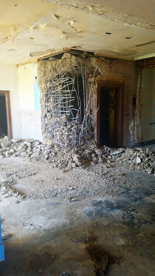 Early construction work at Masjid Tawfeeq
