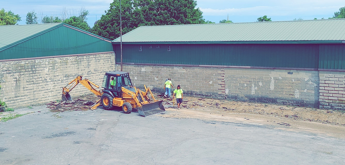 Parking before renovation